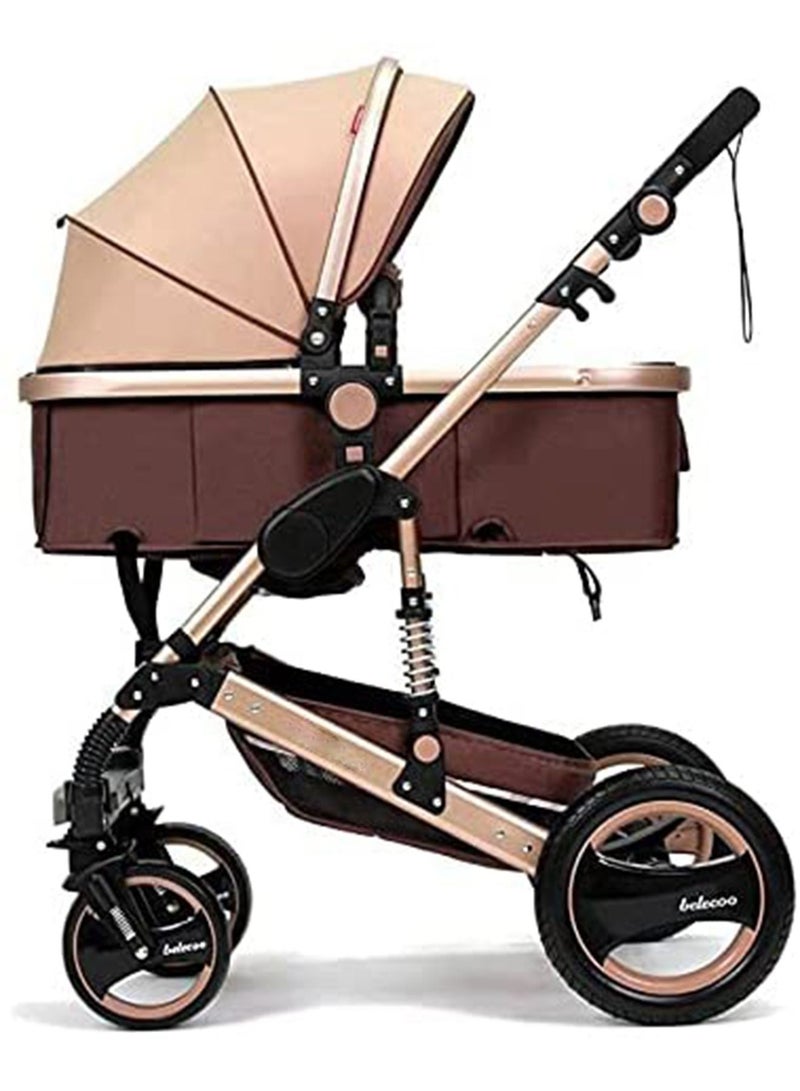 جي تي-ويل عربة أطفال 3 في 1 بمقعد قابل للعكس ومظلة - Image 2