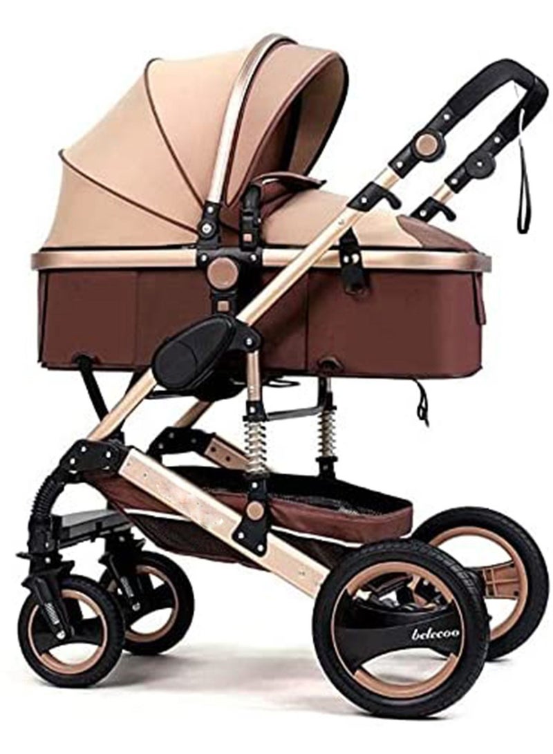 جي تي-ويل عربة أطفال 3 في 1 بمقعد قابل للعكس ومظلة - Image 3