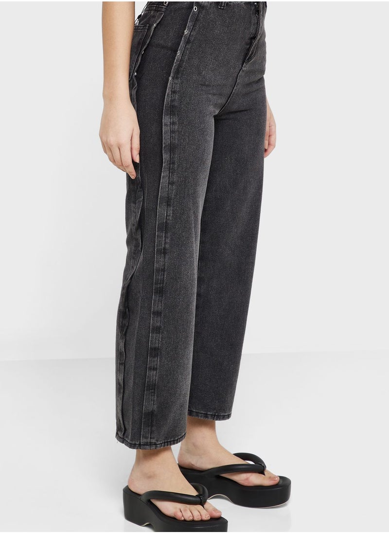 Ginger - High Waist Cropped Jeans - Image 1