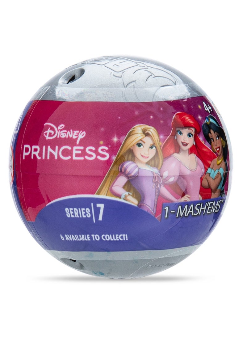 MASHEMS Mash’ems Disney Princess Surprise Squishy Toy – Series 7 Capsule Ball (1 Piece Only) with Random Character | Collectible Disney Squishy Dolls for Kids 4+ - Image 3