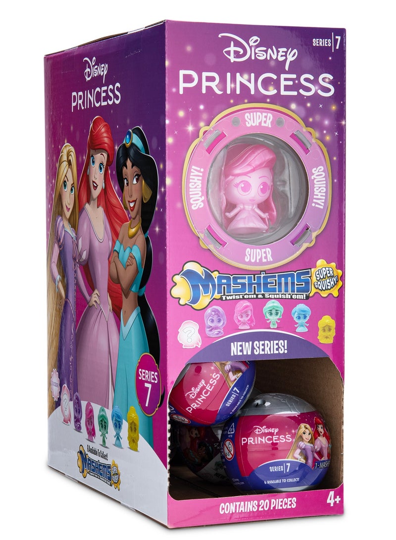 MASHEMS Mash’ems Disney Princess Surprise Squishy Toy – Series 7 Capsule Ball (1 Piece Only) with Random Character | Collectible Disney Squishy Dolls for Kids 4+ - Image 4