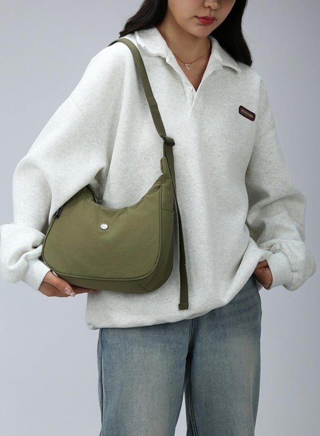 EMGILL Nylon Crossbody Bag for Women Waterproof Dumpling Purse Casual Shoulder Bag Trendy Hobo Handbag 2026 Lightweight Tote - Image 3