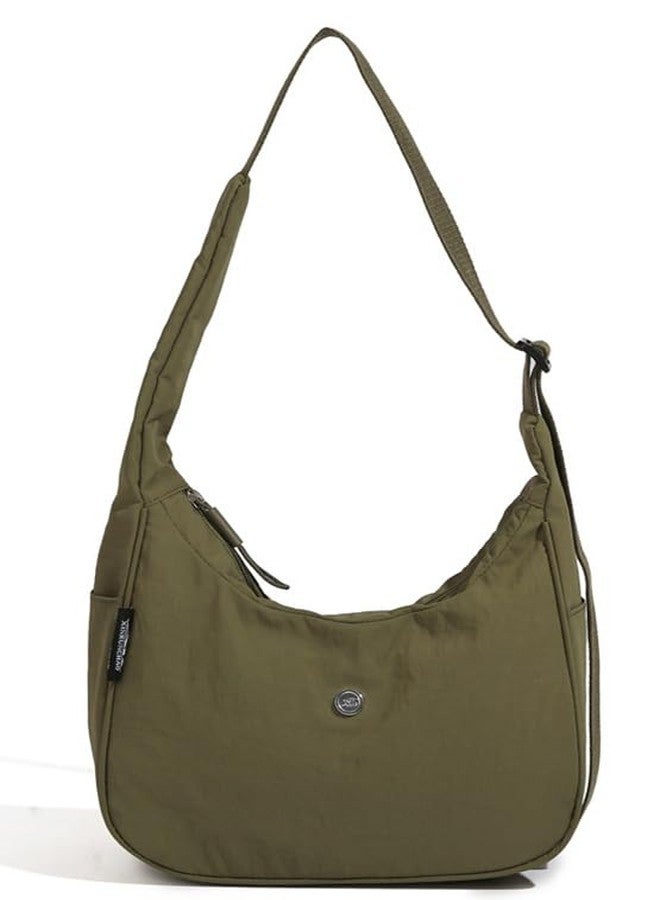 EMGILL Nylon Crossbody Bag for Women Waterproof Dumpling Purse Casual Shoulder Bag Trendy Hobo Handbag 2026 Lightweight Tote - Image 1