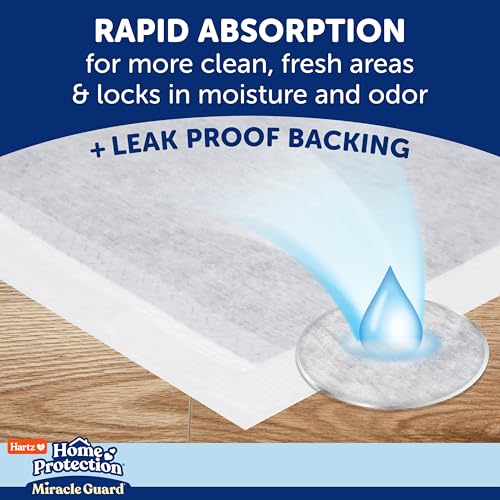 Hartz New! Hartz Home Protection Miracle Guard Dog Pads, Regular Size 25 Count, 3X Absorbency & 3X Longer use, Won't Leak and Odor Eliminating - Image 4
