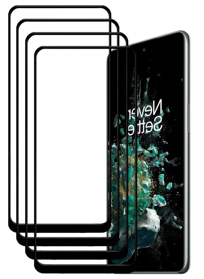 ACLIX 4 Pieces Antistatic ESD Dustproof Premium Quality High Definition Tempered Glass Screen Protector Designed For OnePlus 10T - Image 1