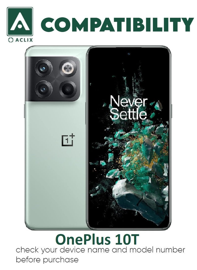 ACLIX 4 Pieces Antistatic ESD Dustproof Premium Quality High Definition Tempered Glass Screen Protector Designed For OnePlus 10T - Image 3