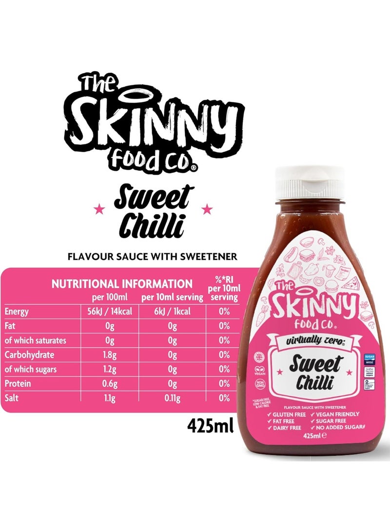 The Skinny Food Co. Skinny Food Co Sugar Free Ketchup (Sweet Chilli) 425ml - - Image 3