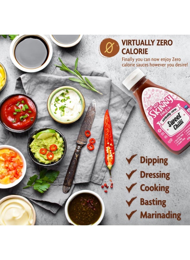 The Skinny Food Co. Skinny Food Co Sugar Free Ketchup (Sweet Chilli) 425ml - - Image 5