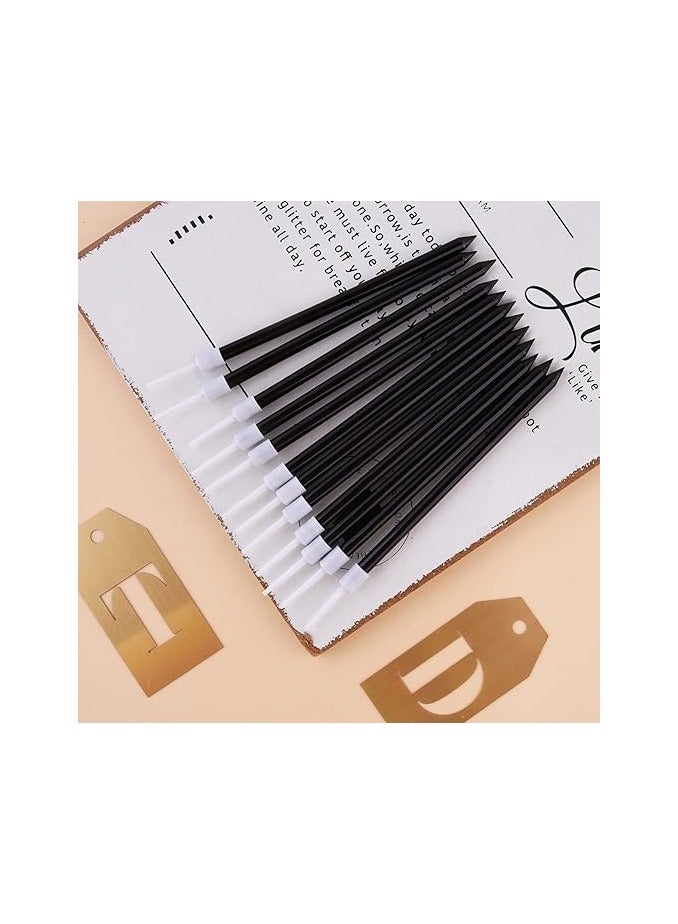 24-Piece Sleek Black Metallic Birthday Candles Set – Modern Luxury for Cakes, VIP Events & Glamorous Parties | “Black Gold Decor,” “Elegant Wedding Supplies,” “Luxury Cake Toppers” - Image 5