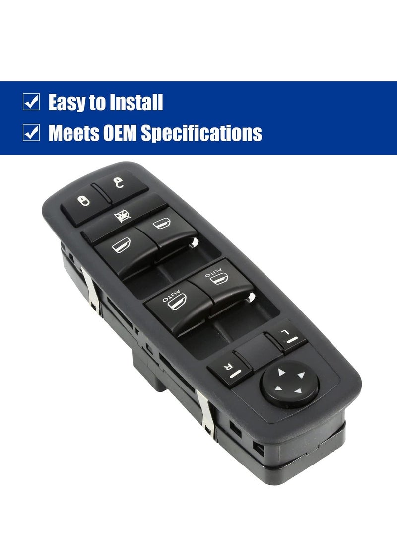 Generic Driver Side Power Master Control Window Switch Replacement for 2009-2012 Dodge Ram 1500 2500 3500, OE Replace 4602863AD 4602863AB 4602863AC 901-473  - Image 5