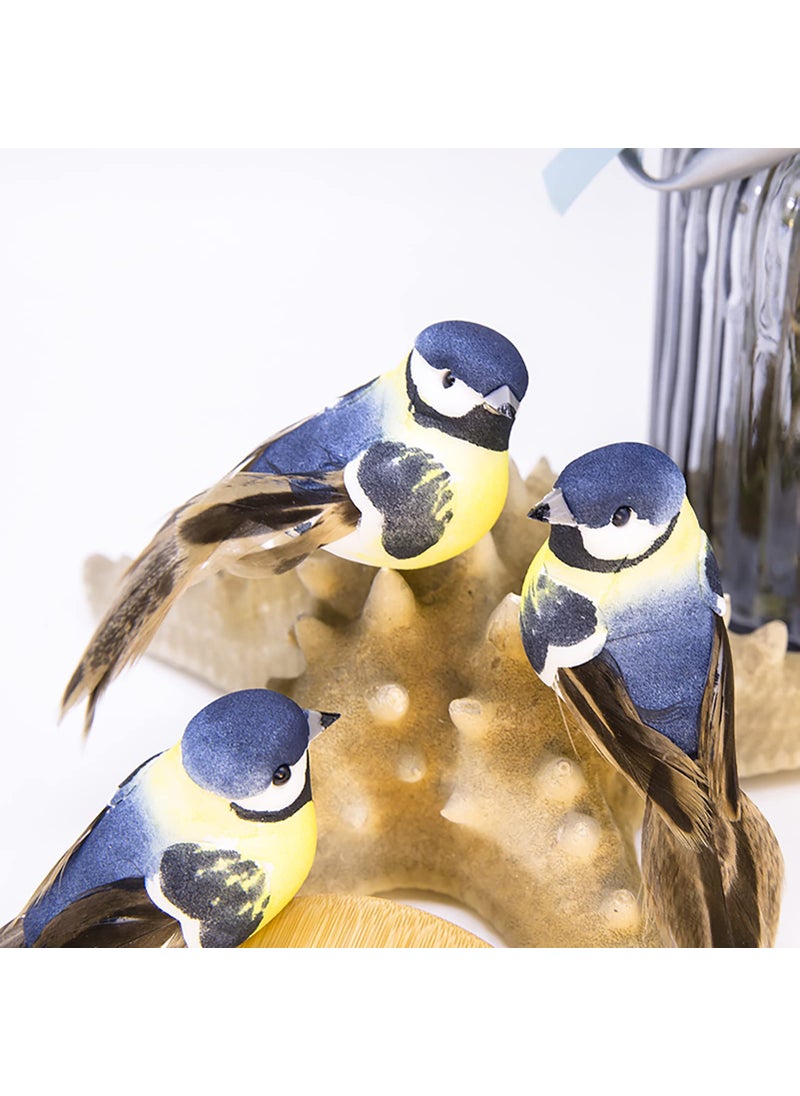 Berfutall BerfutallArtificial Bird for Decoration Spring Ornament Tree Set of 12 with Clip Valentines Day Gift Christmas and Wedding Decoration 