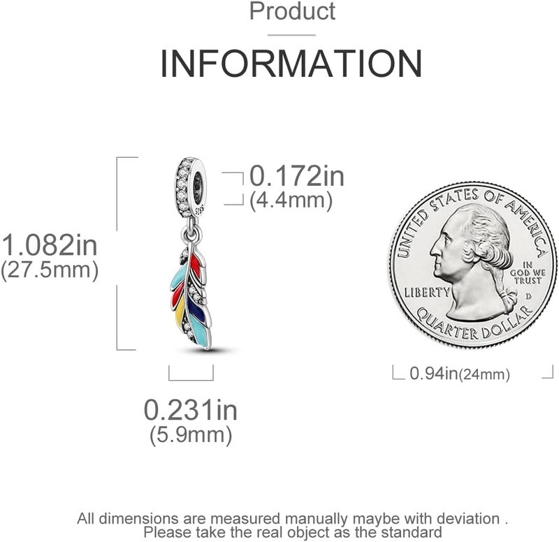 MULA 925 Sterling Silver Charms for Bracelets and Necklaces Airplane Passport Dangle Pendants Beads Butterfly Dragonfly Charms Jewelry Charm for Women - Image 3