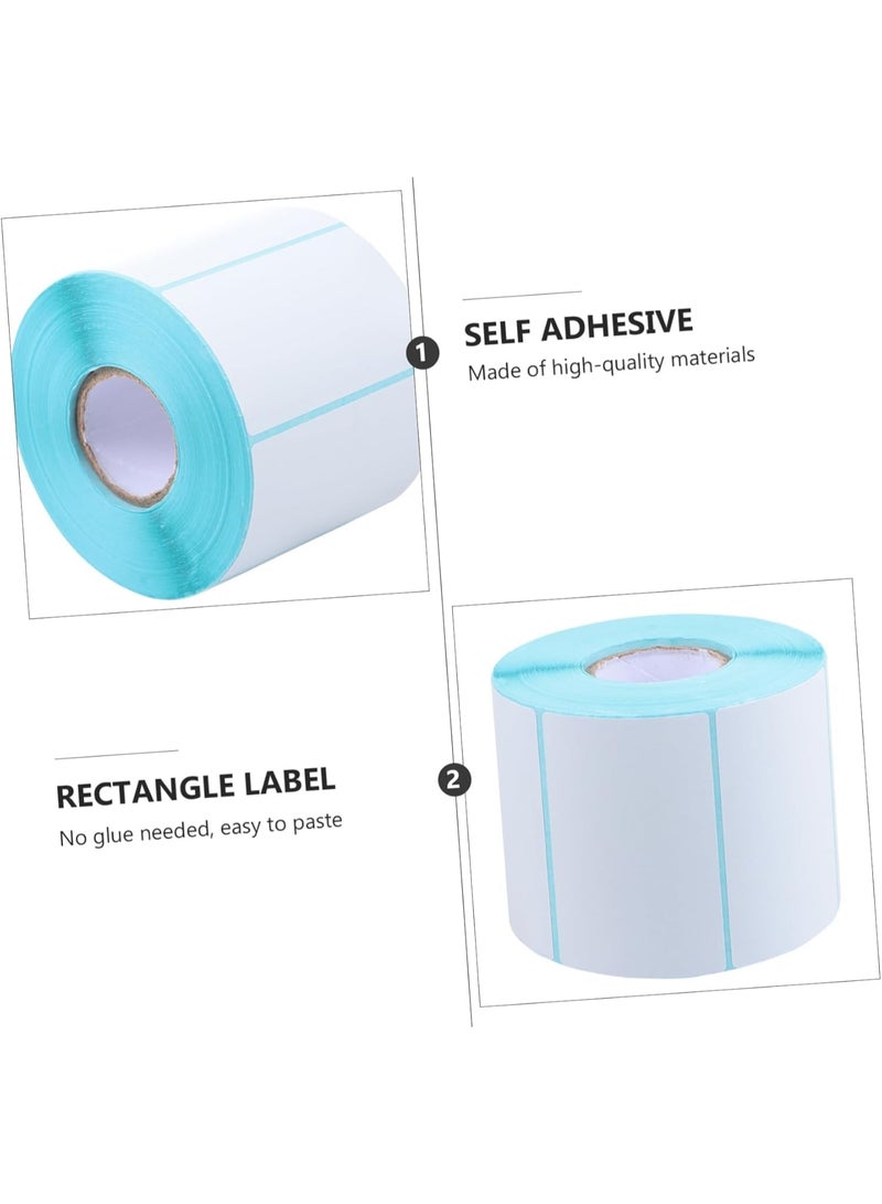 لفات ملاحظات لاصقة على شكل رمز شريطي، ملصقات حرارية مباشرة، ملصقات مخزن، طابعة ملصقات، علامات هدايا، ملصقات ذاتية اللصق، ملصقات عناوين، ملصقات بيضاء - Image 2