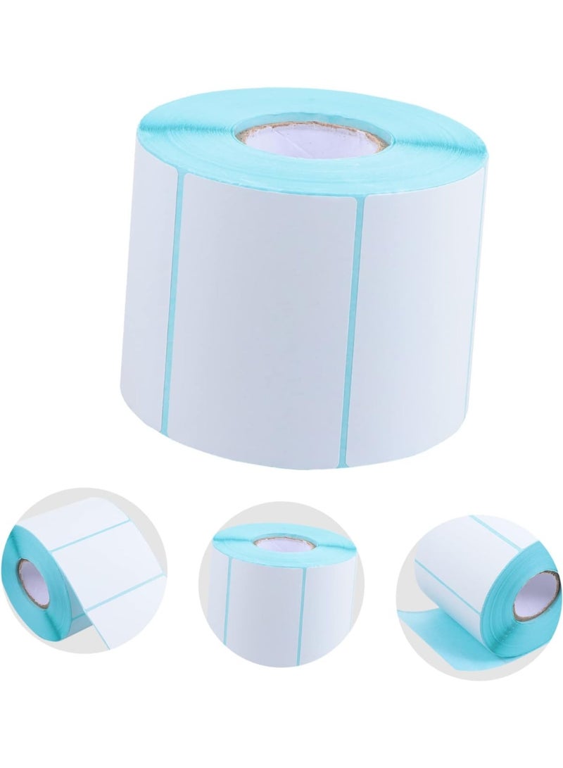 لفات ملاحظات لاصقة على شكل رمز شريطي، ملصقات حرارية مباشرة، ملصقات مخزن، طابعة ملصقات، علامات هدايا، ملصقات ذاتية اللصق، ملصقات عناوين، ملصقات بيضاء - Image 4