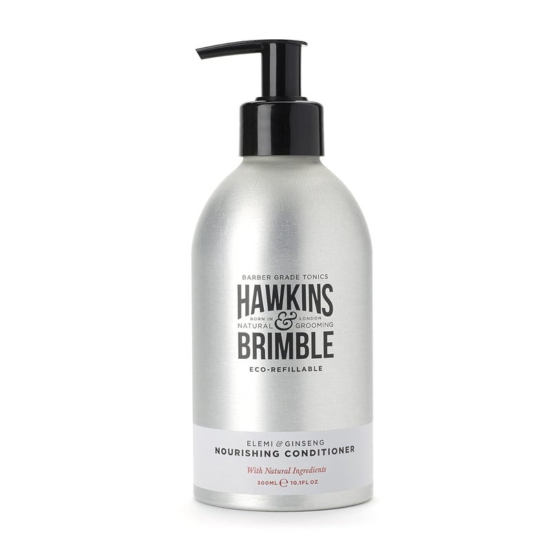 Hawkins  Brimble Conditioner EcoRefillable Bottle  300ml For Men Hydrating Naturally Fragranced  Reusable Bottle for Life Eco Friendly Hair Conditioner Eco Refill