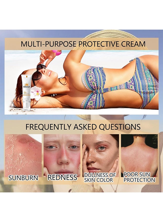 SOUG Universal Moisturizing Sunscreen ,SPF50 PA+++, Protector Solar Con Color, Hydrating Sun Essence Face Sunscreen, Non-Sticky, Long Lasting Protection, sunscreen Against 50ml - Image 3