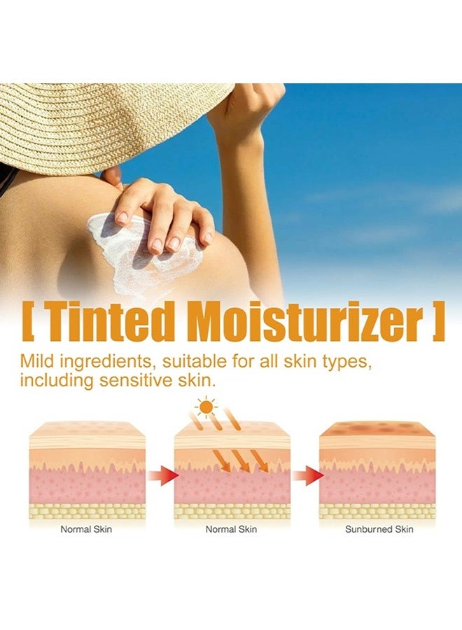 SOUG Universal Moisturizing Sunscreen ,SPF50 PA+++, Protector Solar Con Color, Hydrating Sun Essence Face Sunscreen, Non-Sticky, Long Lasting Protection, sunscreen Against 50ml - Image 4