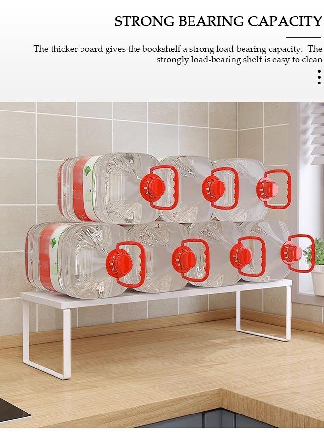 DUNISO Kitchen Cabinet Shelf Organizers,Microwave Oven Rack Stand Organizer,Kitchen Countertop Storage, Spice Organizer,Under Sink Cabinet Organizer for Kitchen Bathroom Cabinet - Image 3