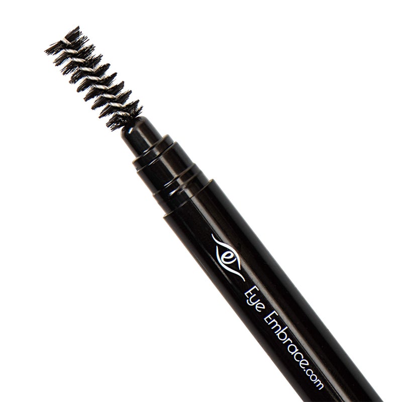 Eye Embrace Luna: Light Brown-Gray Eyebrow Pencil â€“ Waterproof, Double-Ended Automatic Angled Tip & Spoolie Brush, Cruelty-Free - Image 5