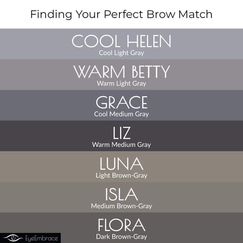 Eye Embrace Luna: Light Brown-Gray Eyebrow Pencil â€“ Waterproof, Double-Ended Automatic Angled Tip & Spoolie Brush, Cruelty-Free - Image 3
