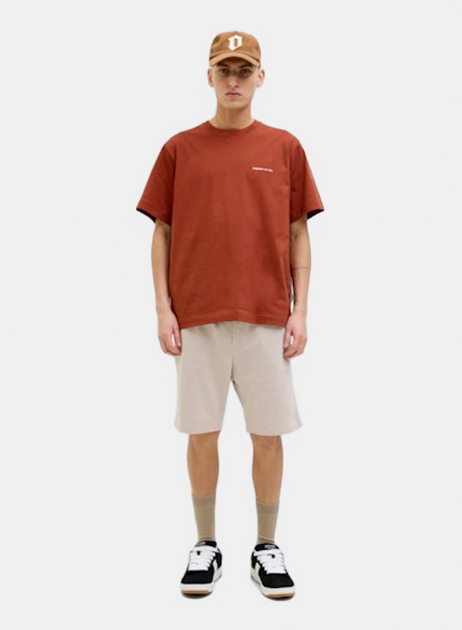 JACK & JONES JACK & JONES Mens Paros Easter Sketch Tee Crew  - Image 1