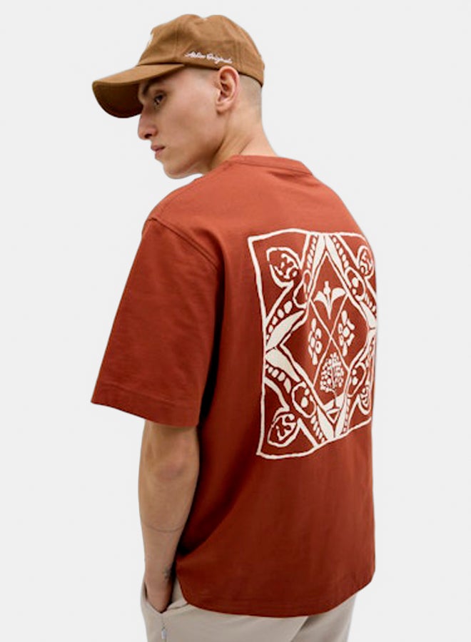 JACK & JONES JACK & JONES Mens Paros Easter Sketch Tee Crew  - Image 4