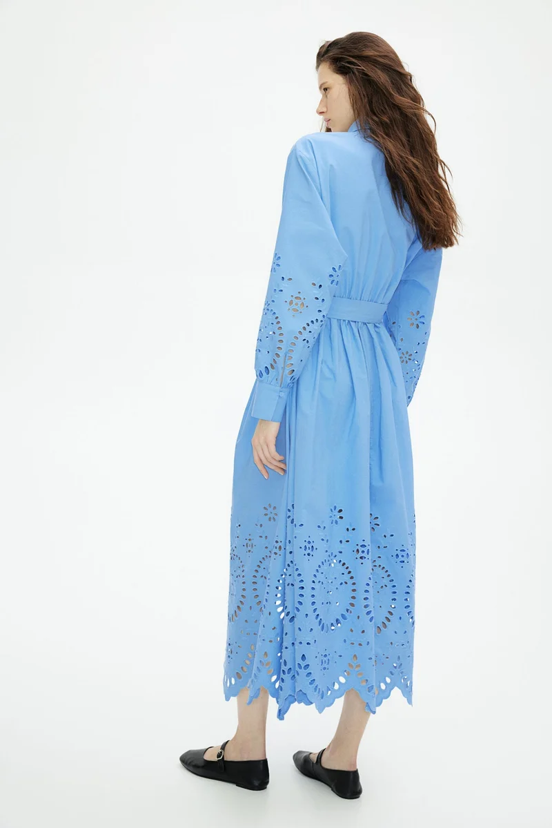 H&M Broderie anglaise shirt dress