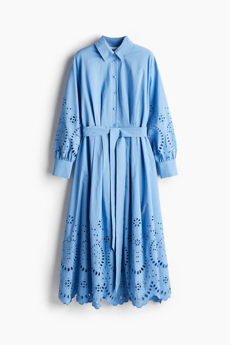 H&M Broderie anglaise shirt dress