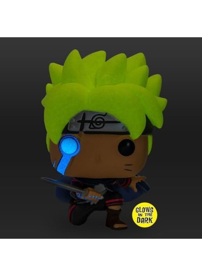 Funko Pop! Animation: Boruto - Naruto Next Generations Boruto with Marks Glow-in-The-Dark Entertainment Earth Exclusive Bundled with a Byron's Attic Protector