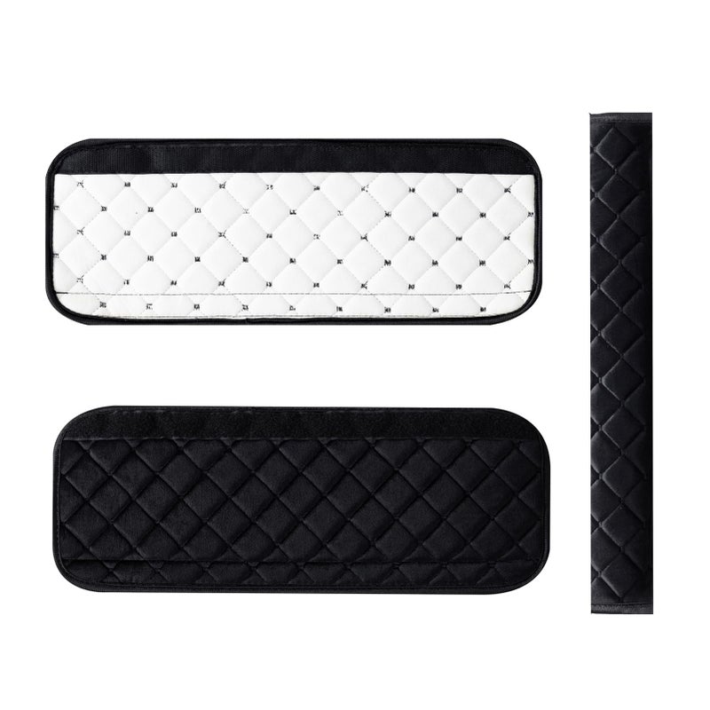 SONAICHTE Seat Belt Cover Pad Car Accessories Car Seat Belt Pads Seatbelt Cushion Seatbelt Covers seat Belt Cover pad for Adults (2 Pack Black 15.5in) - Image 4