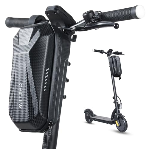 CHICLEW 3L Large Scooter Bag Quick Release Portable Electric Scooter Storage Bag Waterproof XL Scooters Handlebar Bag for Scooters Bikes Segway Ninebot and NIU - Image 1