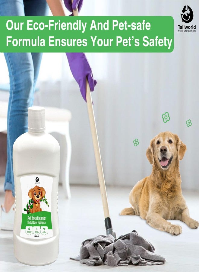 Tailworld Area Cleaner, Pet Area Odour Remover for All Types of Surfaces | Super Safe for The Pets, Can Remove Urine Smell for Instant Freshness, Eco-Friendly Odour (500ml), Liquid - Image 2