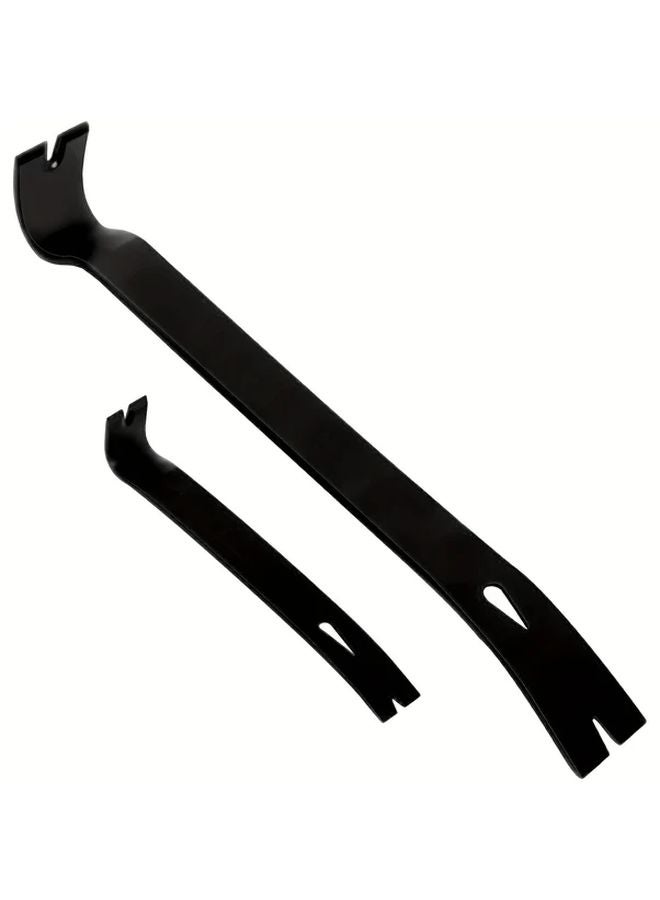2 Packs Heavy Duty Pry Bar Set 7 5 Inch 15 Inch High Carbon Steel Utility Claw Bars - Image 1