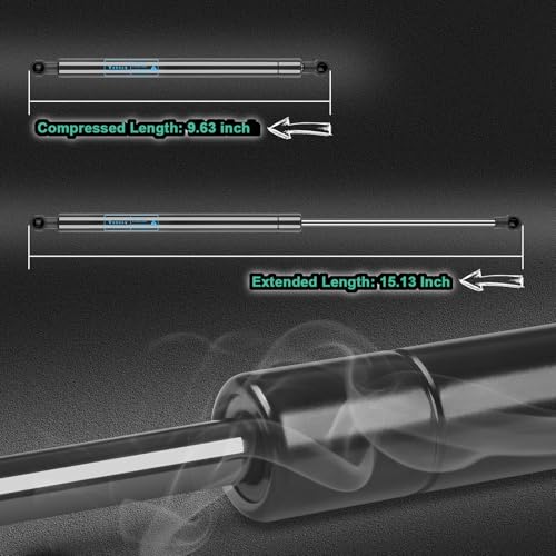 Vurkcy 2 PCS Front Hood Struts Shocks Lift Supports Gas Springs Fit for Hyundai Sonata 2011 2012 2013 2014, Replacement 6489 SG367017 81161-3Q000 - Image 2