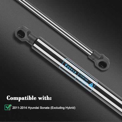 Vurkcy 2 PCS Front Hood Struts Shocks Lift Supports Gas Springs Fit for Hyundai Sonata 2011 2012 2013 2014, Replacement 6489 SG367017 81161-3Q000 - Image 3