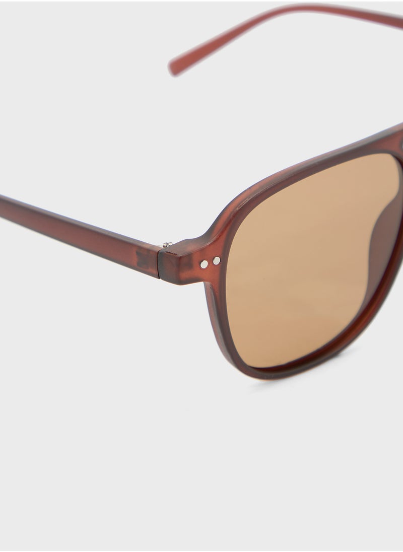 Robert Wood - Polarized Lens Square Sunglasses - Image 1