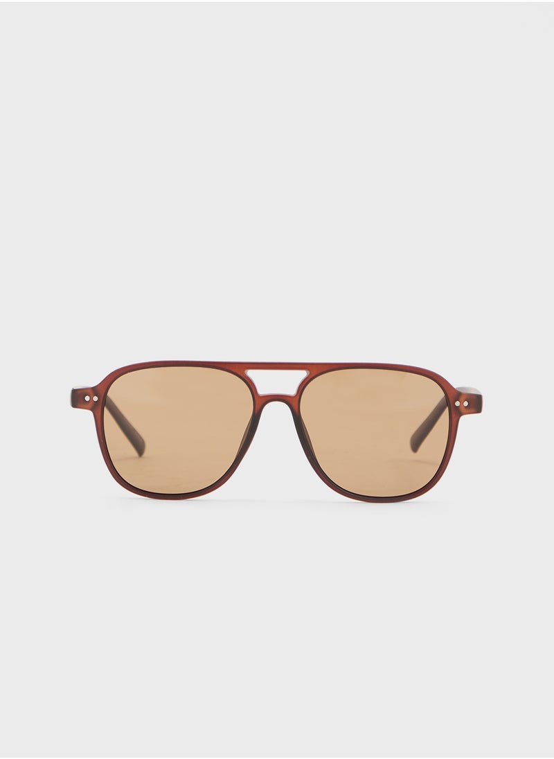 Robert Wood - Polarized Lens Square Sunglasses - Image 1