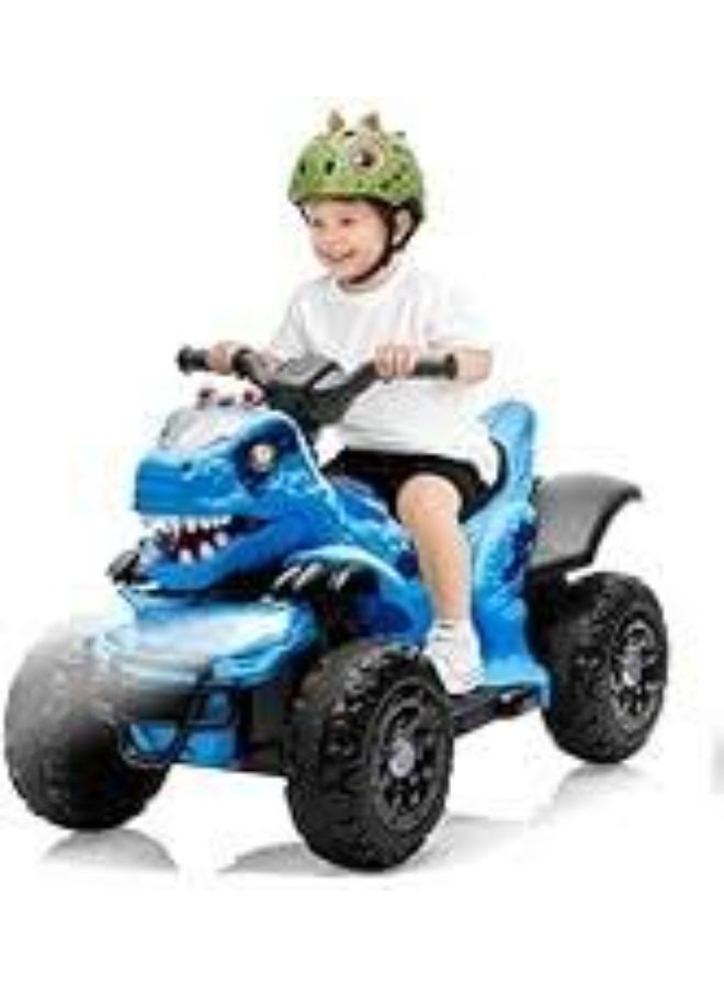 Dinosaur Electric Ride 4 Wheeler for Kids,12V  Electric Car with Music,Bluetooth & LED Lights,Birthday Gift for Kids Battery Electric Car - Image 1