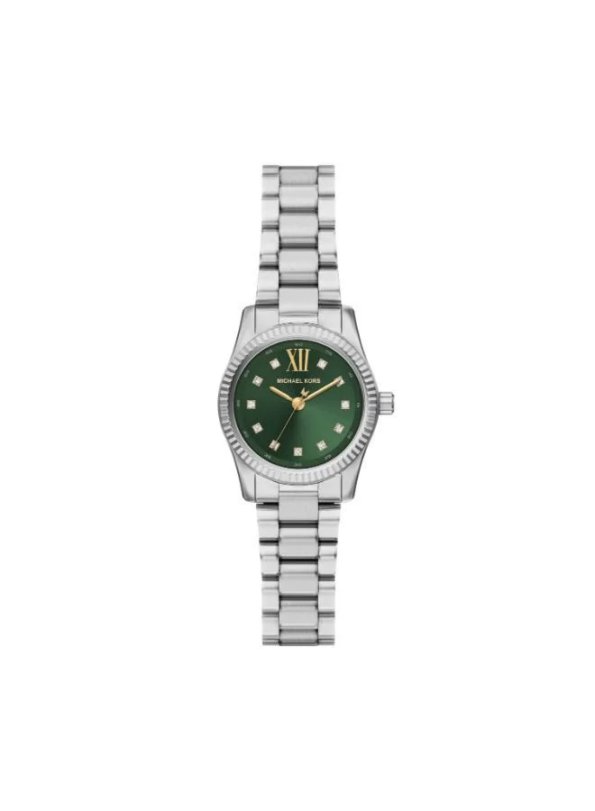 MK7580 Analog Watch with Stainless Steel Metal Bracelet