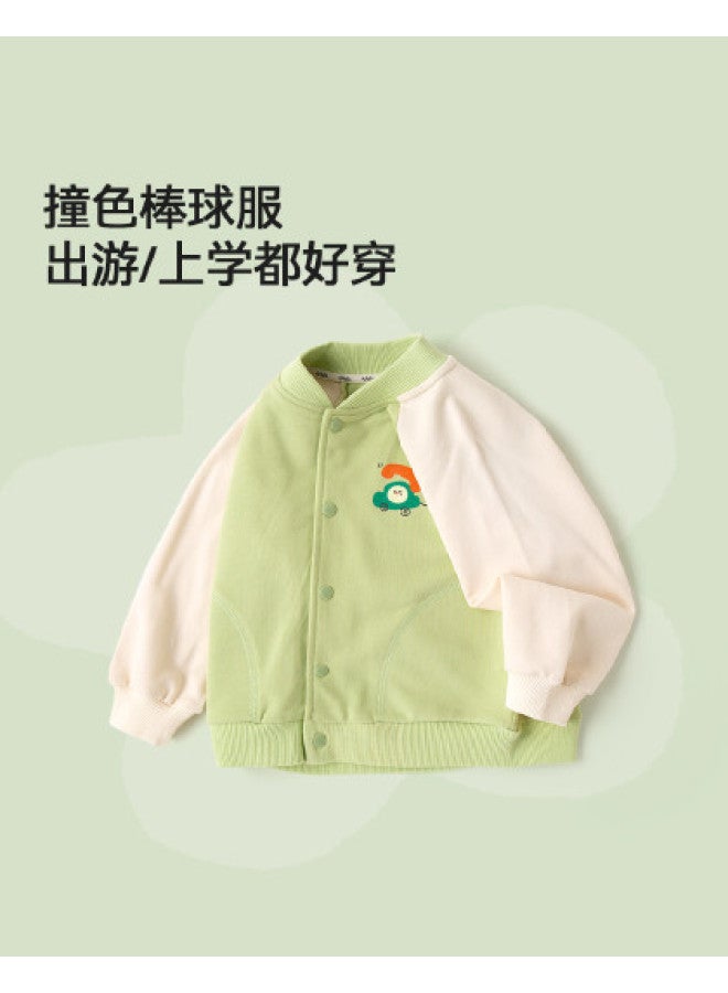 Doodle Home kids Baseball Jacket - Trendy Autumn Outerwear For Boys & Girls, Stylish Baby Top - Image 1
