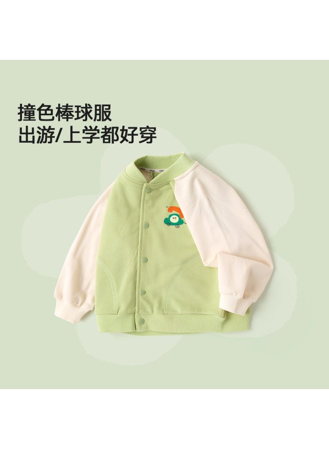Doodle Home kids Baseball Jacket - Trendy Autumn Outerwear For Boys & Girls, Stylish Baby Top - Image 2