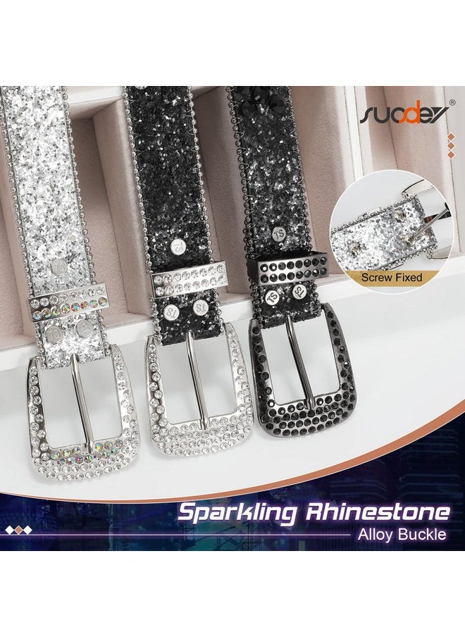 Skull Rhinestone Belt For Men Women Sparkly Bling Diamond Sequin Studded Belt Western Cowgirl Cowboy Belt, Silver - pzsku/Z93EBAE2FF227B0AEE321Z/45/_/1735566820/74705ce0-683a-4908-919e-f744e44b751c