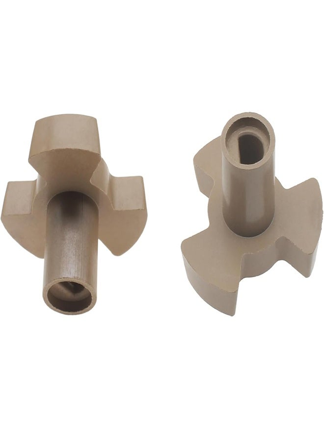 2PCS Microwave Turntable Motor Coupler Microwave Oven Turntable Roller Guide Support Glass Tray Drive Coupling Replacement, Shaft Length - 0.59inch - Image 3