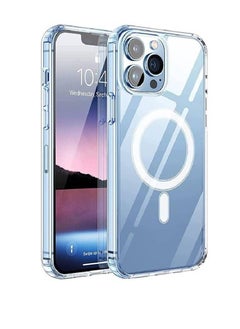 Protective Soft Slim Designed Magnetic Shockproof MagSafe Case Cover For Apple iPhone 14 Pro Clear