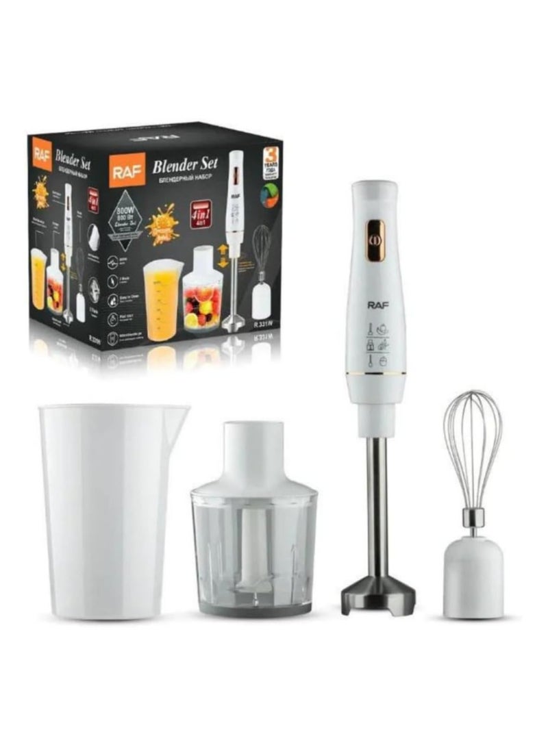 RAF R298 4in1 Multi-Purpose Adjustable Speed Hand Blender Set - Image 1
