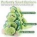 gnomantic Triceratops Weighted Stuffed Animals 22 Inch 45 Pounds Weighted Plushies Dinosaur Stuffed Animals Big Dino Plush Pillow Cute Plush Toy Gifts for Kids Adults 22 45 lbs - Image 4