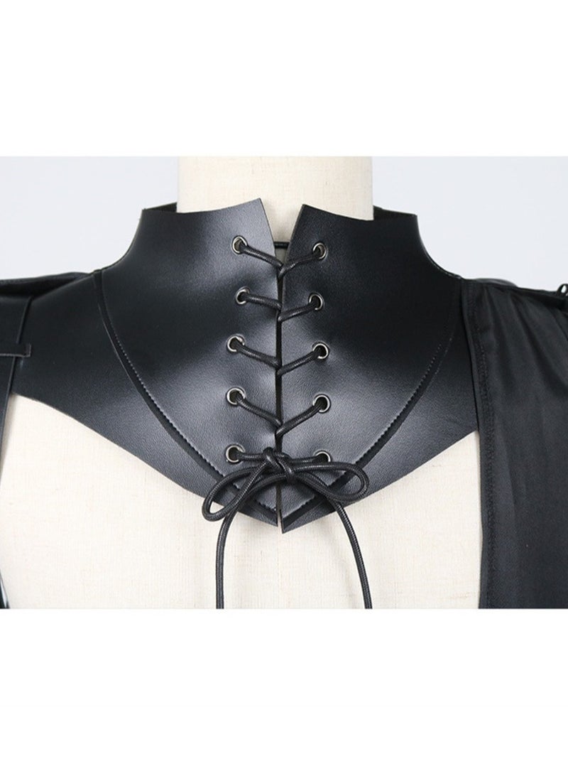 Cape Party Devil Costume Vampire Cape Medieval Vintage Cape Boys/Girls L - Image 2