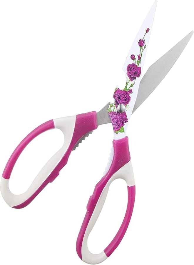 Multi purpose kitchen scissors scissors - multicolor