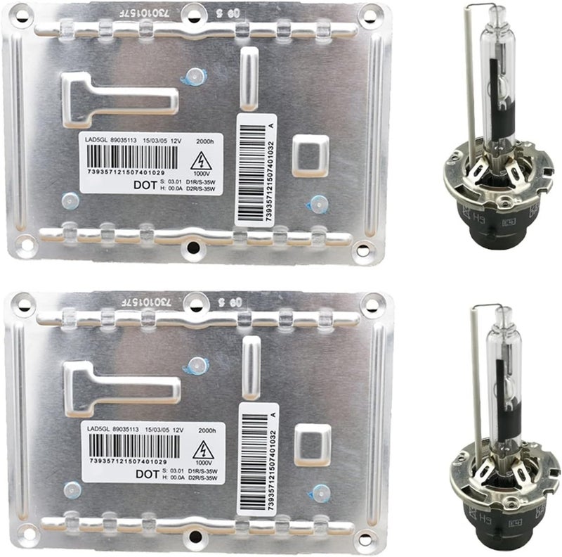 QASULER 4pin 12V Xenon Ballast Igniter Set - Image 1