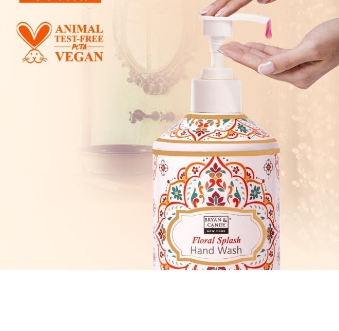 Bryan & Candy Floral Splash Hand Wash | pH 5.5 Skin Friendly | Refreshing Floral Fragrance | Moisturizing Formula | 400ml (Floral Splash) - Image 4